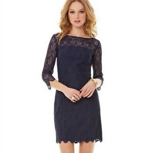 NAVY LACE LILLY PULITZER DRESS